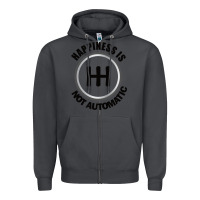 Smoke Happiness is Not Automatic..Save the manuals.. 3 Pedals Cars Lovers gi Zipper Hoodie - ArtMosaic