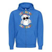 True Royal funny groovy stay merry and bright christmas santa claus t shirt Zipper Hoodie - ArtMosaic