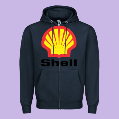 Copy Of Shell Gasoline Zipper Hoodie Designed By Artmosaic