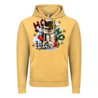 Vintage Mustard ho ho ho snowman gnome Vintage Hoodie - CowGirlArtShop