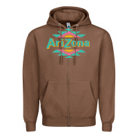 Chestnut arizona tea Zipper Hoodie - ArtMosaic