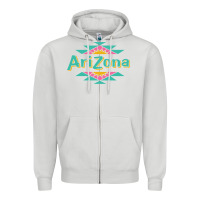 Dove Grey arizona tea Zipper Hoodie - ArtMosaic