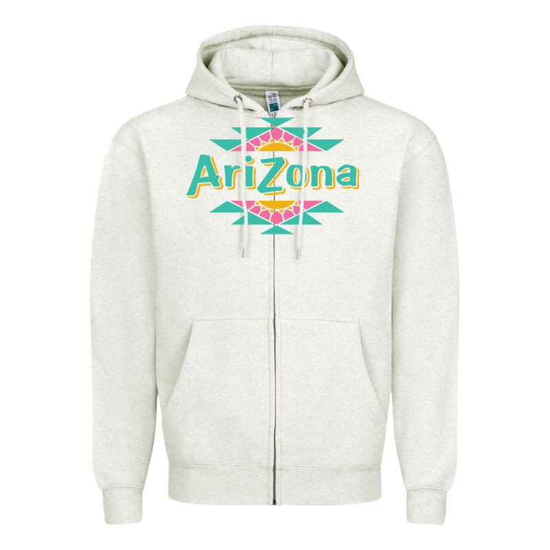 Arizona Tea Zipper Hoodie by ArtMosaic | Teevron