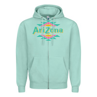 Seafoam arizona tea Zipper Hoodie - ArtMosaic