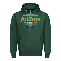 Sports Green arizona tea Zipper Hoodie - ArtMosaic