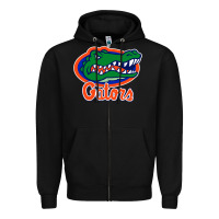Black florida gators Zipper Hoodie - ArtMosaic