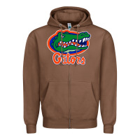 Chestnut florida gators Zipper Hoodie - ArtMosaic