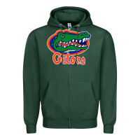Sports Green florida gators Zipper Hoodie - ArtMosaic