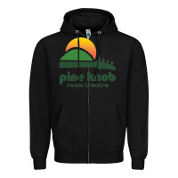 Black pine knob music theatre Zipper Hoodie - ArtMosaic