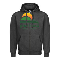 Charcoal Heather pine knob music theatre Zipper Hoodie - ArtMosaic