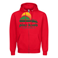 Red pine knob music theatre Zipper Hoodie - ArtMosaic