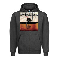 Charcoal Heather Switchfoot nothing is sound Zipper Hoodie - ArtMosaic