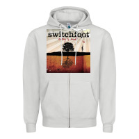 Dove Grey Switchfoot nothing is sound Zipper Hoodie - ArtMosaic