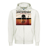 Oatmeal Heather Switchfoot nothing is sound Zipper Hoodie - ArtMosaic