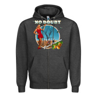 Charcoal Heather no doubt, rock Zipper Hoodie - ArtMosaic