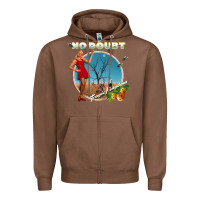 Chestnut no doubt, rock Zipper Hoodie - ArtMosaic