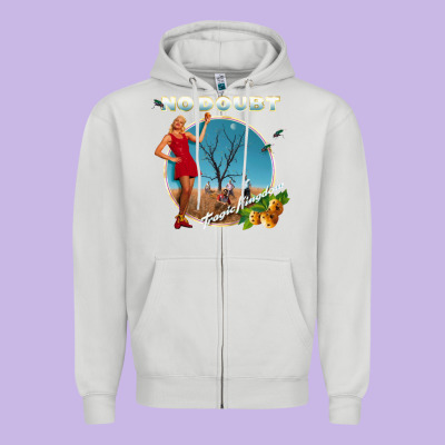 No Doubt, Rock Zipper Hoodie Designed By Artmosaic