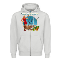 Dove Grey no doubt, rock Zipper Hoodie - ArtMosaic