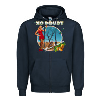 Navy no doubt, rock Zipper Hoodie - ArtMosaic