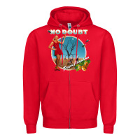 Red no doubt, rock Zipper Hoodie - ArtMosaic