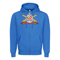 True Royal 8th field artillery w br   ribbon 8th field artillery w br ribbon Zipper Hoodie - ArtMosaic