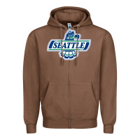 Chestnut seattle thunderbirds, Zipper Hoodie - ArtMosaic