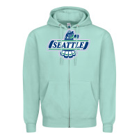 Seafoam seattle thunderbirds, Zipper Hoodie - ArtMosaic