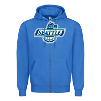 True Royal seattle thunderbirds, Zipper Hoodie - ArtMosaic