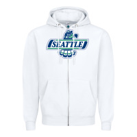 White seattle thunderbirds, Zipper Hoodie - ArtMosaic