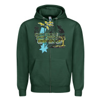 Sports Green switchfoot merch Zipper Hoodie - ArtMosaic