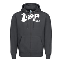 Smoke The Loop 97.9 Illinois Radio Zipper Hoodie - ArtMosaic