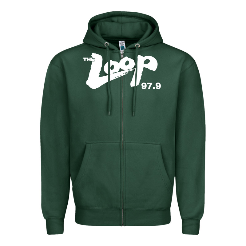 The Loop 97.9 Illinois Radio Zipper Hoodie by ArtMosaic | Teevron