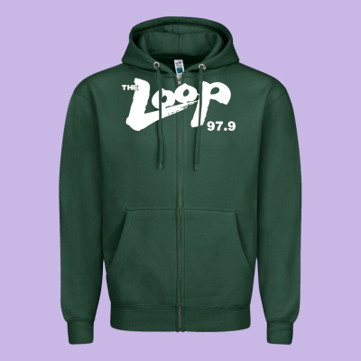 The Loop 97.9 Illinois Radio Zipper Hoodie Designed By Artmosaic