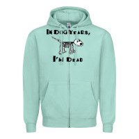 Seafoam in dog years i'm dead t shirt Zipper Hoodie - ArtMosaic