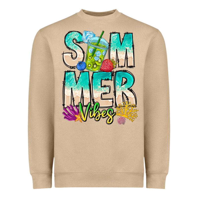 Summer Vibes Heavyweight Sweatshirt by CowhideDigitalArt | Teevron