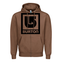 Chestnut burton Zipper Hoodie - ArtMosaic