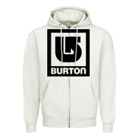 Oatmeal Heather burton Zipper Hoodie - ArtMosaic