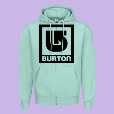 Burton Zipper Hoodie Designed By Artmosaic