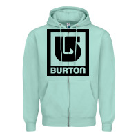 Seafoam burton Zipper Hoodie - ArtMosaic