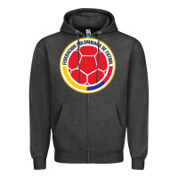 Charcoal Heather colombia Zipper Hoodie - ArtMosaic