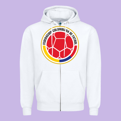 Colombia Zipper Hoodie Designed By Artmosaic
