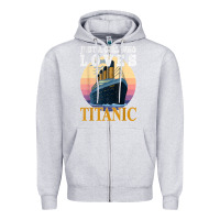 Heather Grey ship just a girl who loves titanic boat titanic girls woman t shirt Zipper Hoodie - ArtMosaic