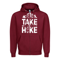 Take Hike Zipper Hoodie | Teevron