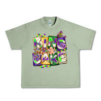 Oil Green king cake mardi gras Urban Heavy Tee - CowGirlArtShop