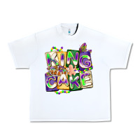 White king cake mardi gras Urban Heavy Tee - CowGirlArtShop