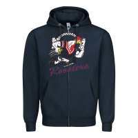 Navy roosters-sydney city Classic Zipper Hoodie - ArtMosaic