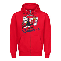 Red roosters-sydney city Classic Zipper Hoodie - ArtMosaic