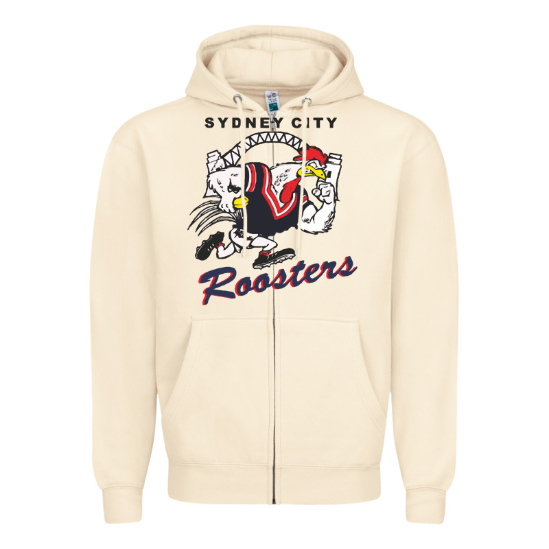 Roosters-sydney City Classic Zipper Hoodie by ArtMosaic | Teevron