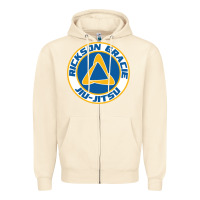 Sandshell rickson gracie jiu jitsu Zipper Hoodie - ArtMosaic
