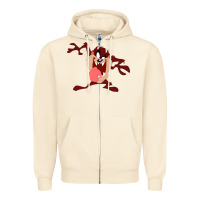 Sandshell tasmanian devil cartoon character Zipper Hoodie - ArtMosaic